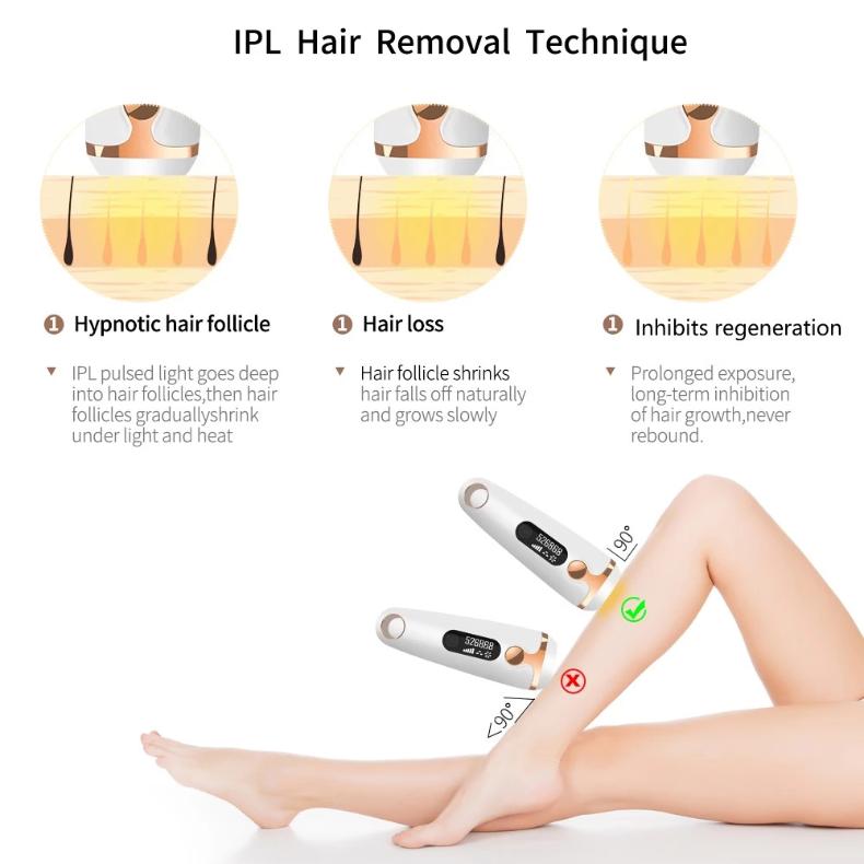 Nouveau Dispositif d'Épilation Laser et Rasoir