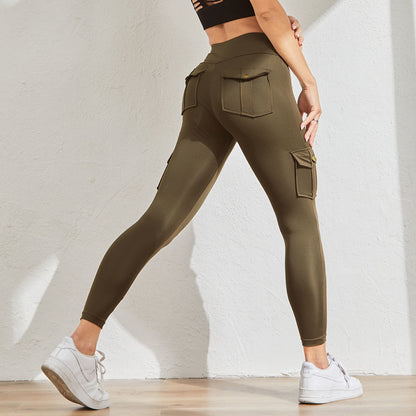 Legging de sport BAGOO, poches cargo – vue 3
