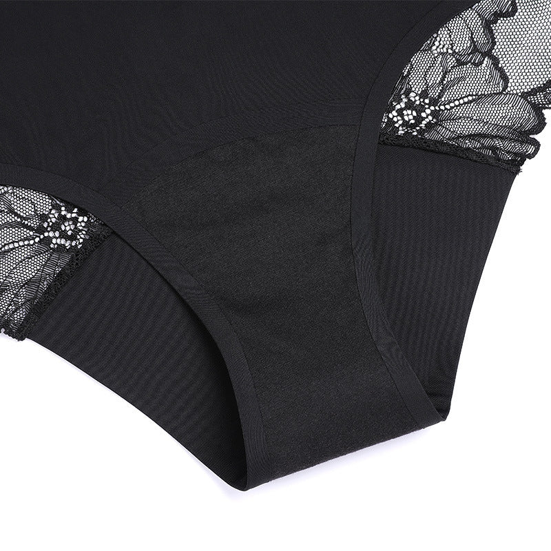 Culotte menstruelle BAGOO en dentelle noire – vue 6